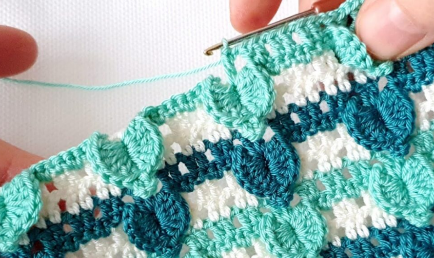 Beautiful knitted blanket with heart vest | Video Tutorial