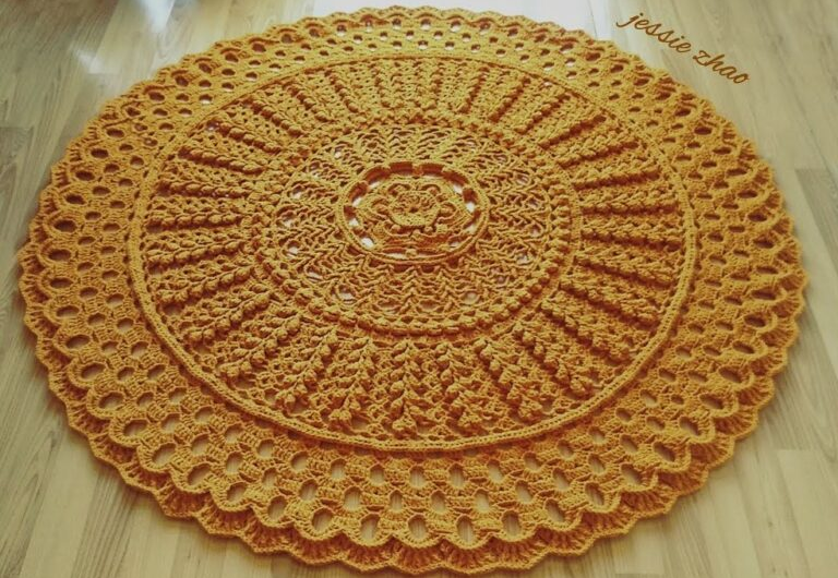 How to make beautiful rug crochet