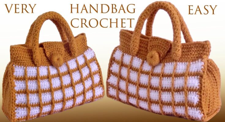 CROCHET LOVELY BAG WITH SQUARES