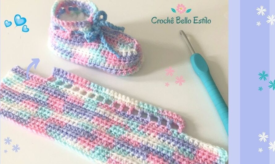 CROCHET BABY SHOES PATTERN AND TUTORIAL