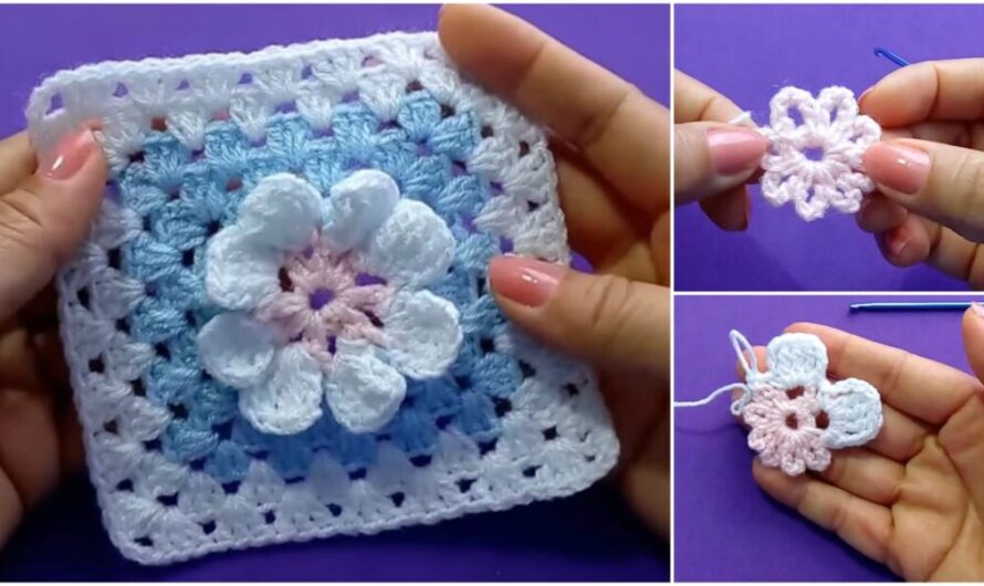 HOW TO MAKE AND JOIN ADORABLE GRANNY SQUARE