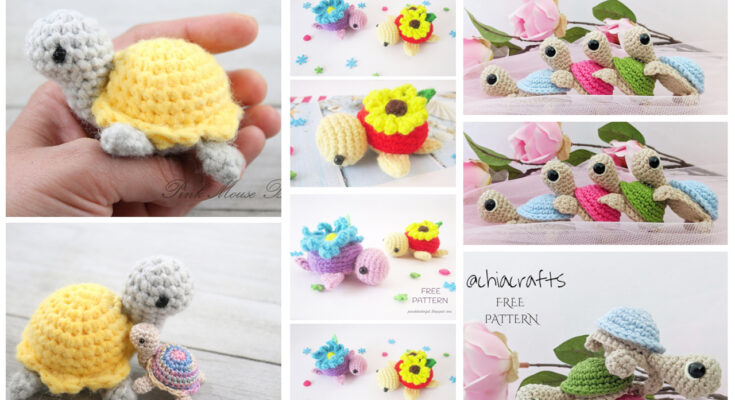 Crochet Little Turtle Amigurumi Free Patterns