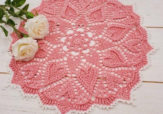 Crochet Sweetheart Doily