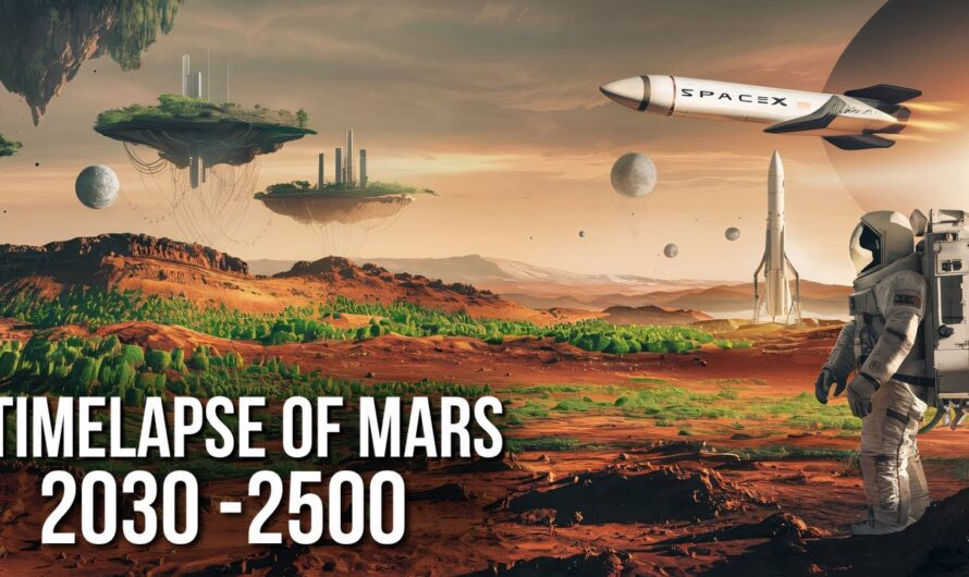 From 2030 to 2500: Terraforming Mars From Red Planet to Green World!