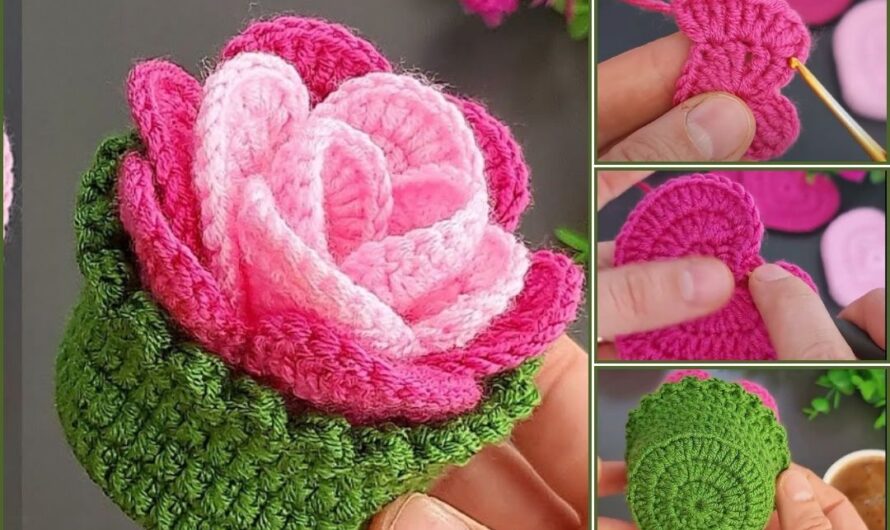 How to Crochet Colorful Flower Coasters for Coffee Cups 🏵🏵🧶