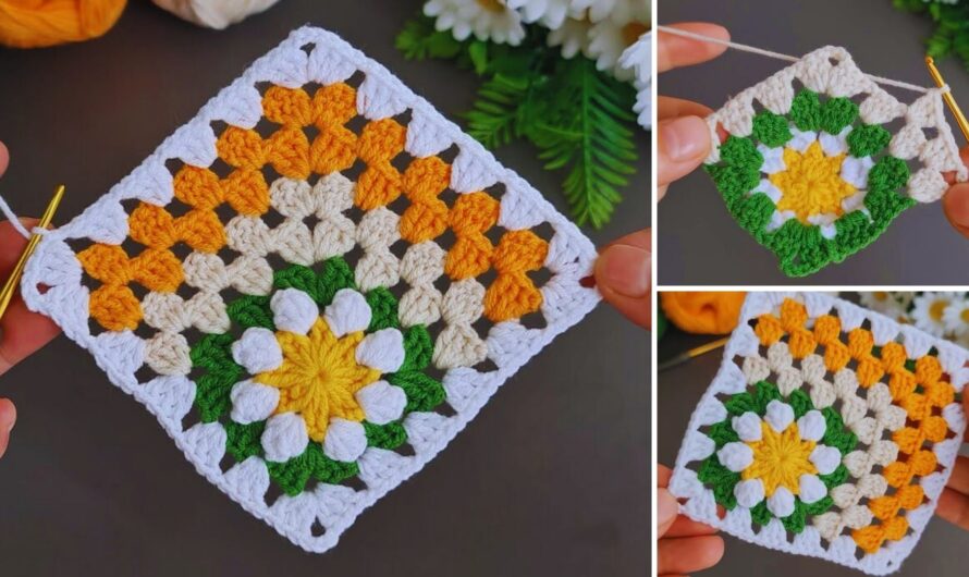 🧶 How to Make a Beautiful Crochet Baby Blanket – Striped Style