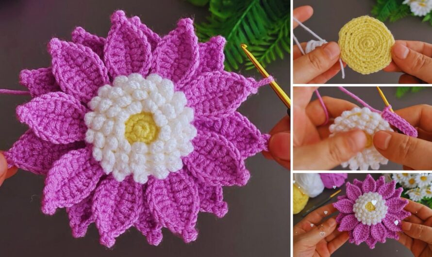 🌸 How to Make a Beautiful, Eye-Catching Crochet Flower: A Complete Guide