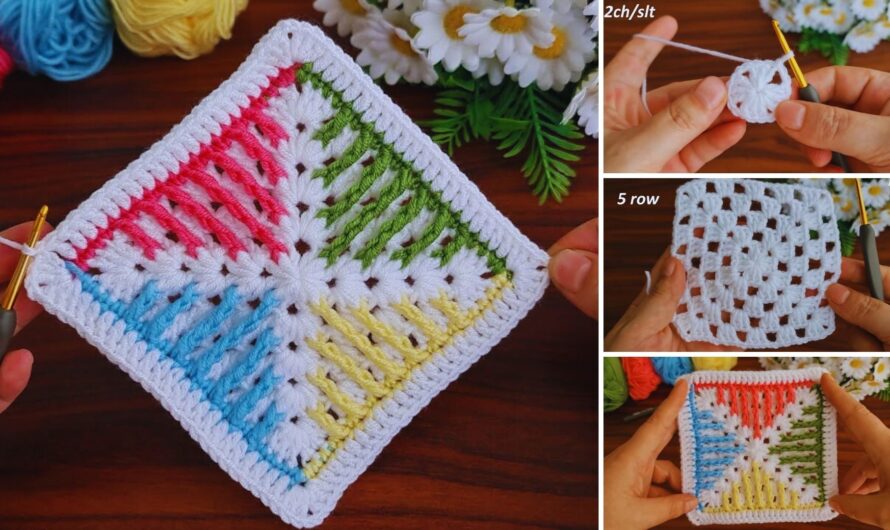 🧶 How to Make an Eye-Catching Crochet Baby Blanket