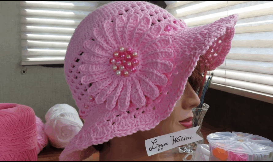 👒 How to Make a Crochet Sparkly Summer Sun Hat