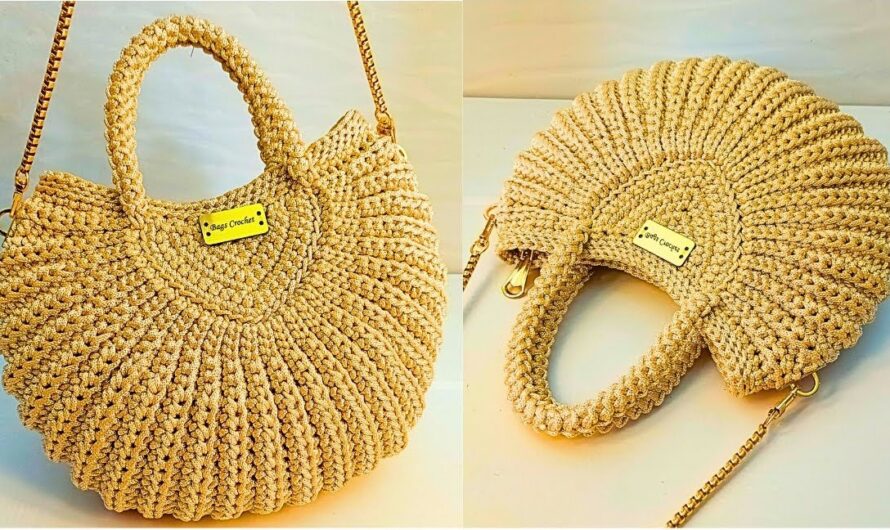 👜 How to Make a Simple Yet Luxurious Crochet Handbag