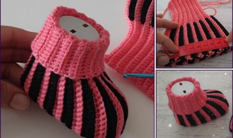 How to Crochet 3D Mesh Baby Shoes: A Beginner-Friendly Pattern🧶✨✨👶👶