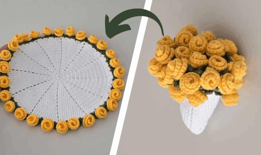 How to Crochet a Beautiful Placemat: A Detailed Guide🧶✨💖💖🌸🌺