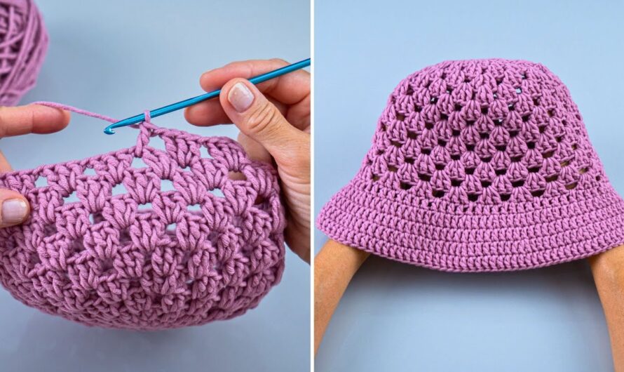 How to Crochet a Granny Square Bucket Hat | Step-by-Step Pattern