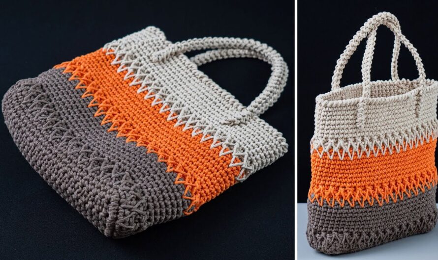 How to Crochet a Beautiful Tote Bag – Easy for Beginners! | Step-by-Step Pattern