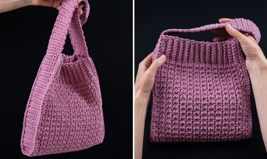 How to Crochet a Beautiful Tote Bag | Step-by-Step Pattern for Beginners
