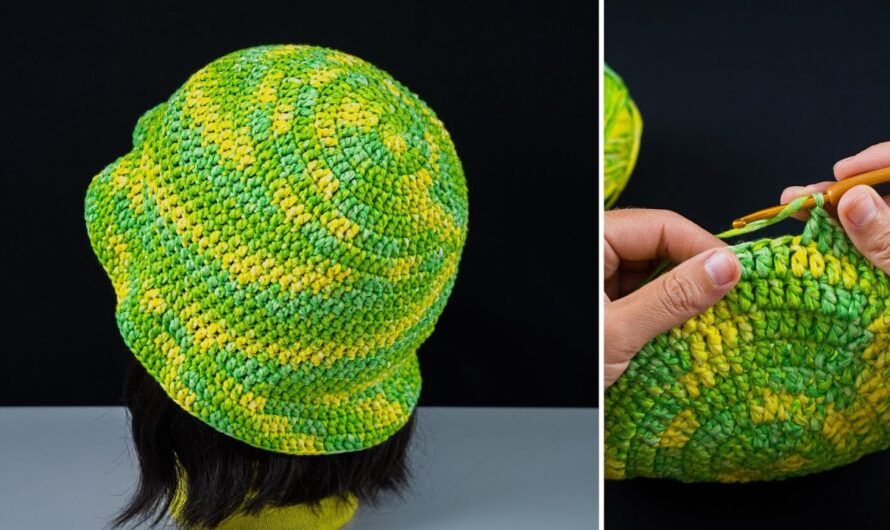 How to Crochet an Easy Beginner Summer Bucket Hat | Tutorial Pattern