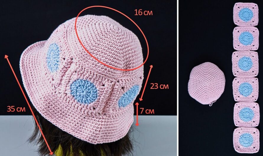 How to Crochet a Granny Square Bucket Hat | Step-by-Step Pattern