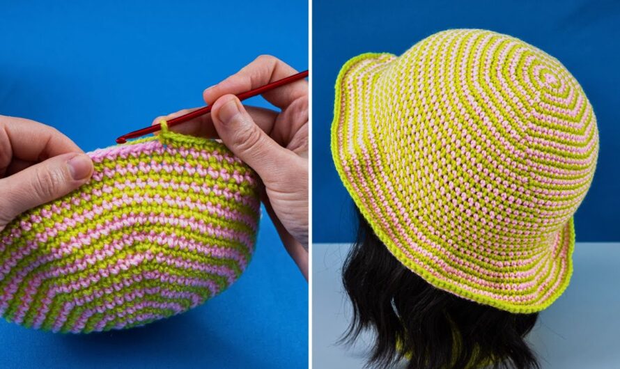 How to Crochet a Hollow Bucket Hat – Step-by-Step Pattern for Beginners