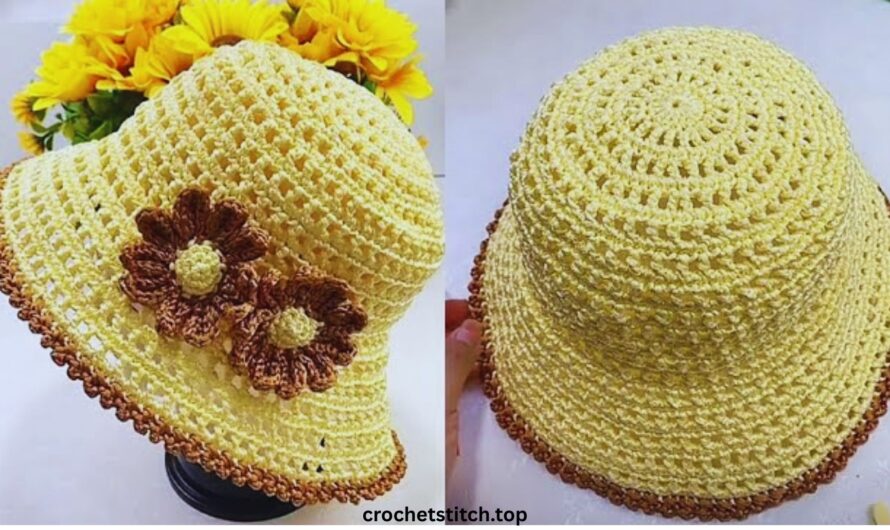 How to Make an Adorable Summer Flower Crochet Hat – Step-by-Step Pattern