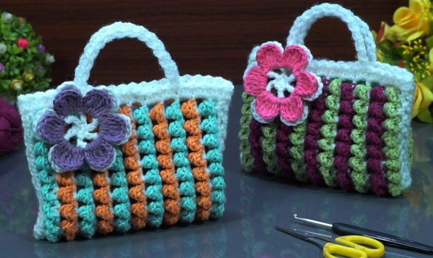 Cute & Easy Crochet Small Bag Tutorial💗🎀 Step by step || Small Bag👜👜