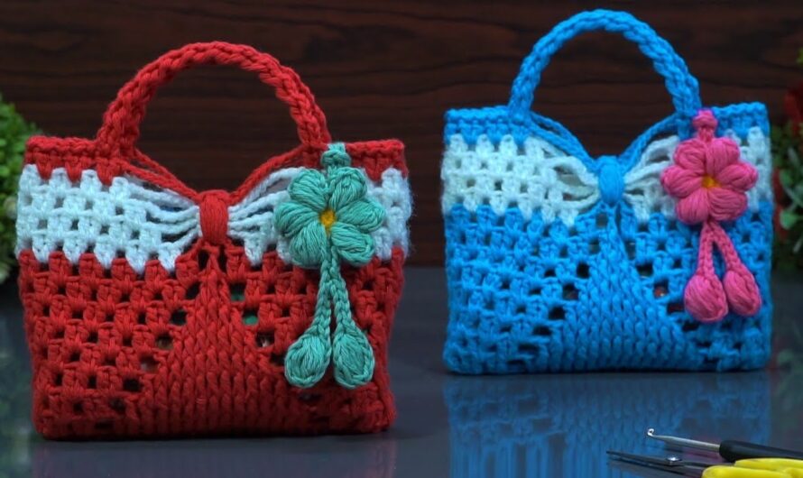 Wonderful!🎀💗 How to Crochet a Cute Mini Bag – Easy & Stylish