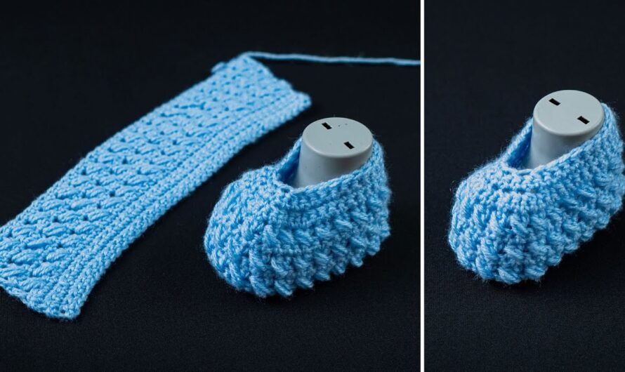 How to Crochet Easy Baby Slippers (3–6 Months) for Beginners | Step-by-Step Pattern🧦💖🧶🧵