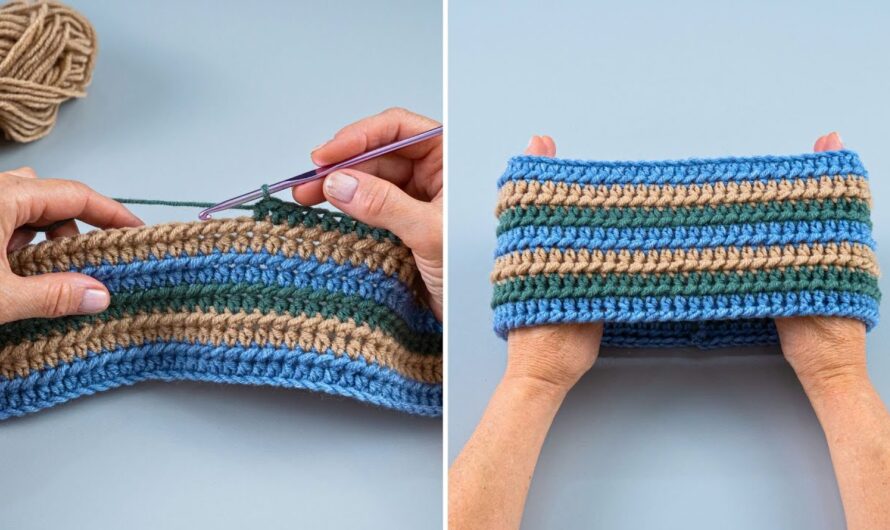 How to Crochet an Easy Headband for Beginners – Step-by-Step Pattern👜👜💖🧶