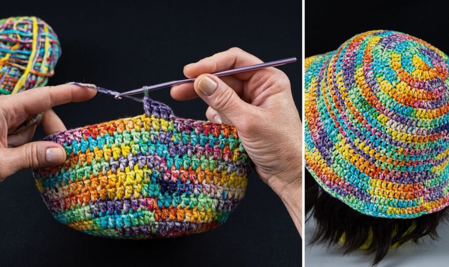 🧶👒 How to Crochet a Summer Bucket Hat – Step-by-Step Pattern & Tutorial
