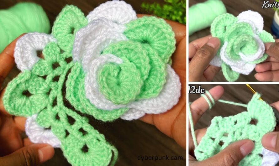 Super beautiful crochet flower pattern✨💖🌺🌸🌸