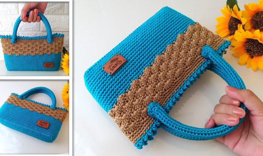 Beautiful Crochet Bag – Super Easy Tutorial for Beginners💖💖👜