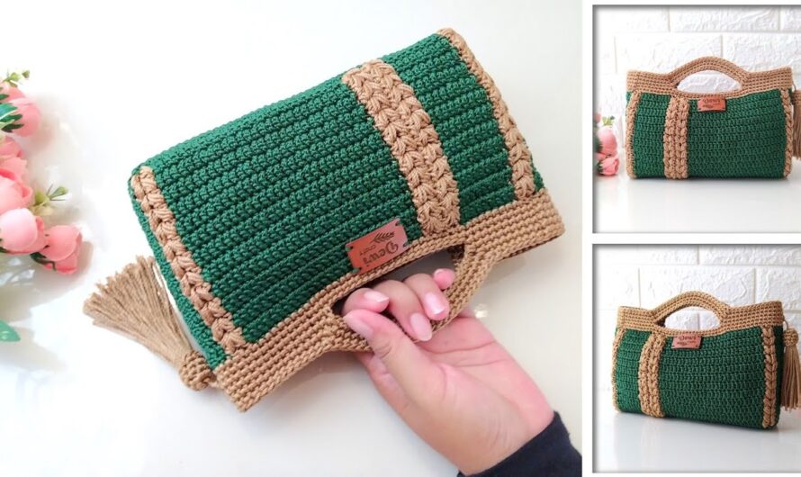 👜💖🧶 Simple & Elegant Handbag Pattern (Beginner-Friendly)