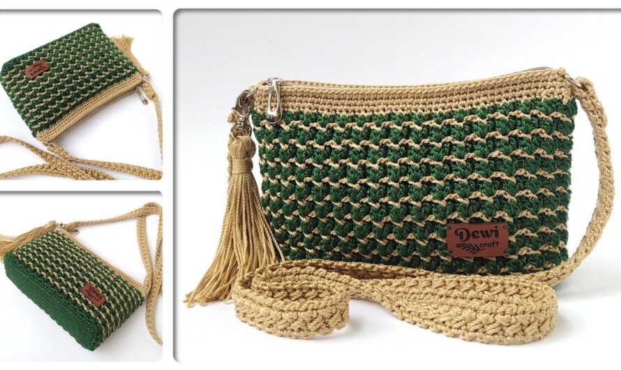 Step-by-Step Tutorial to Make a Very Easy Crochet Bag👜👜🧶💖