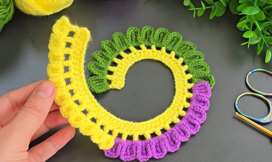 How to Crochet Rose Flower Motif Making for Beginners 🌷