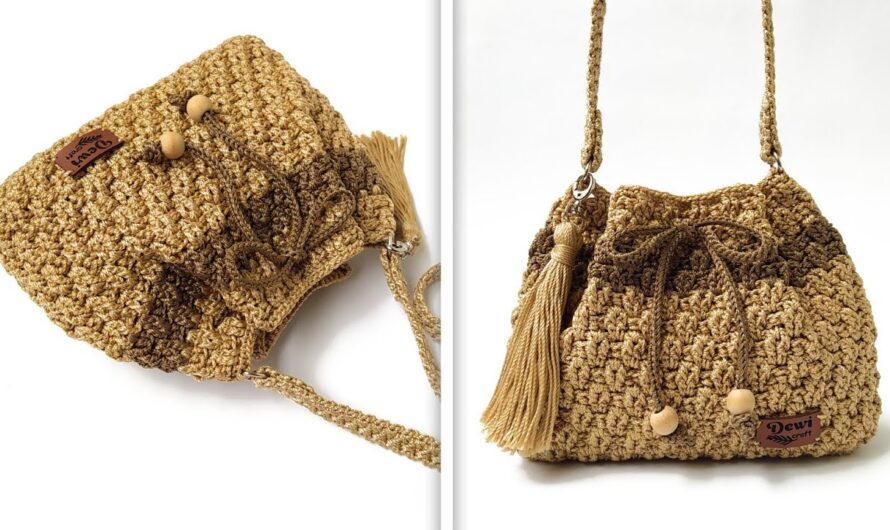How to Aesthetic Crochet Bag Tutorial for Beginners👜👜💖💖🍀🧶