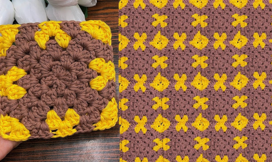 Granny Square Crochet, Perfect for Blankets💕💖