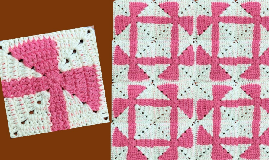 🎀Crochet Granny Square Pattern -Simple & Eye-Catching💕