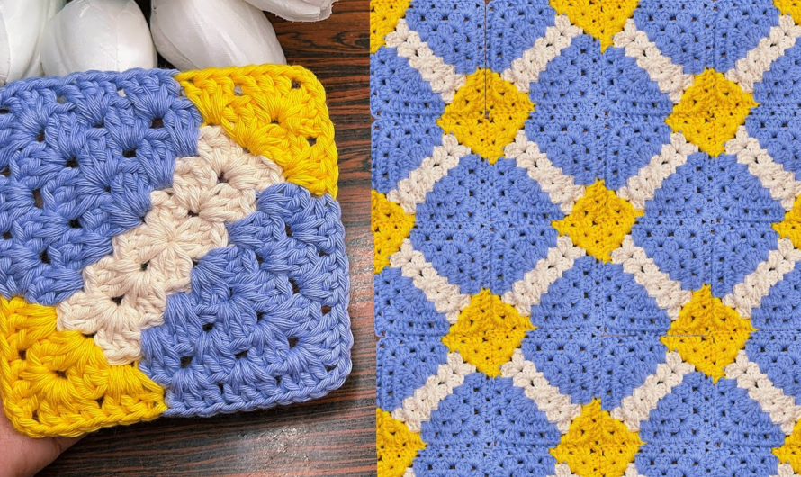 Granny Square – Classic Crochet with a Modern Twist🌸🌺